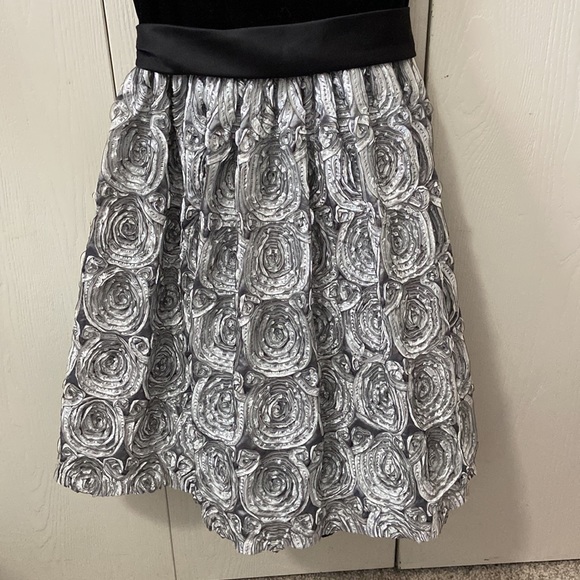 Cinderella Black and Silver Formal Dress - Picture 3 of 6